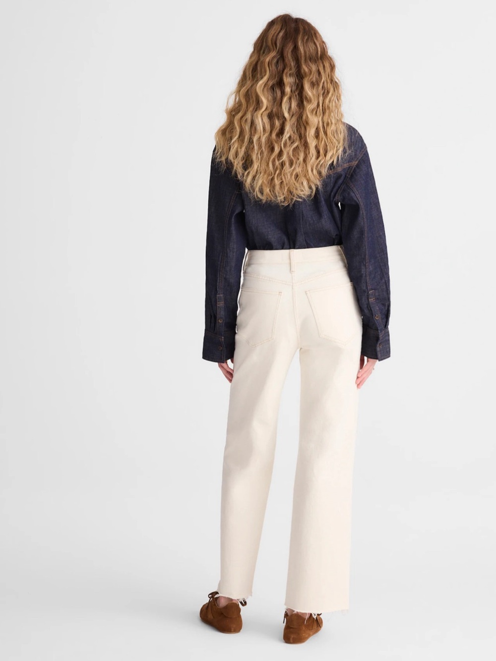 Madewell The Petite Perfect Vintage Wide-Leg Crop Jean Size 30 Petite NEW W/ Tag - Picture 4 of 5